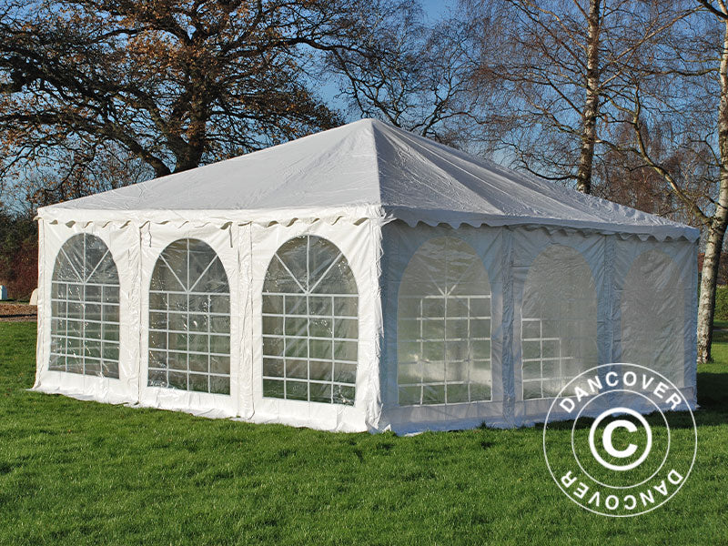 Tendone per feste Pagoda Exclusive 7x7m PVC, Bianco