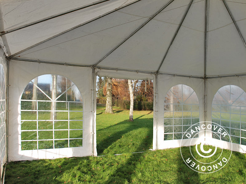 Tendone per feste Pagoda Exclusive 7x7m PVC, Bianco