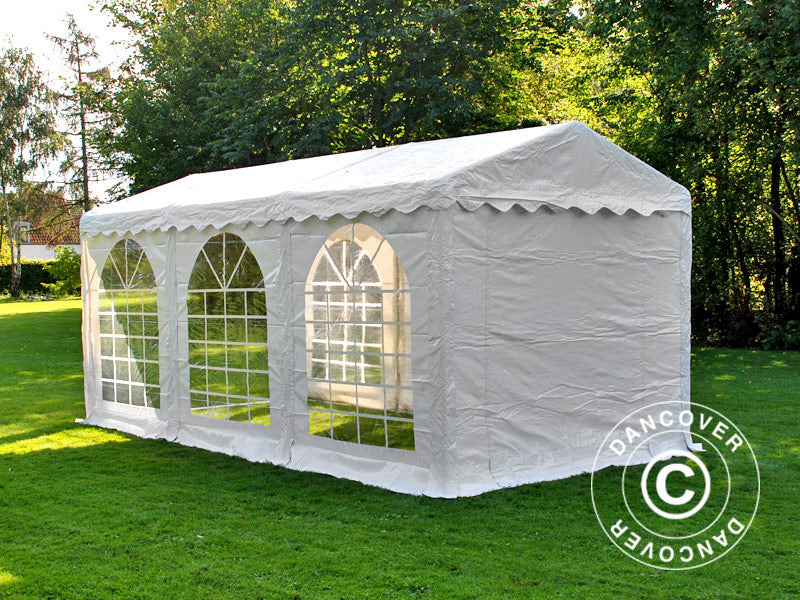 Tendone per feste SEMI PRO Plus 3x6m PVC 900, Bianco