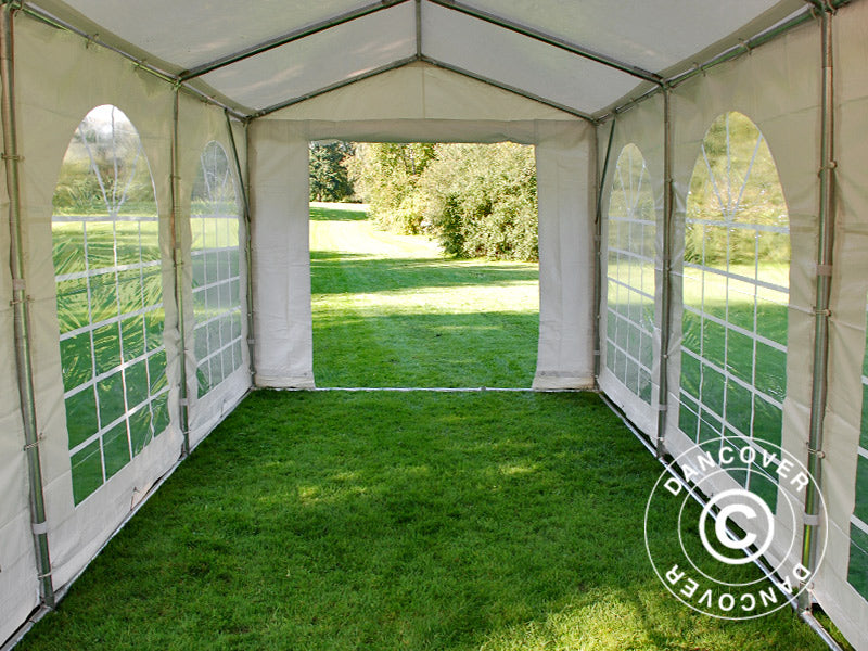 Tendone per feste SEMI PRO Plus 3x6m PVC 900, Bianco