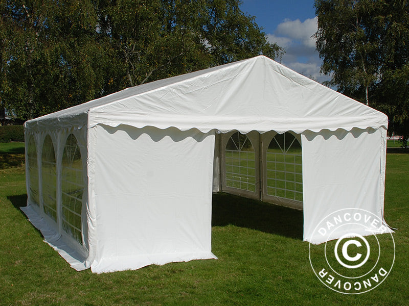 Partyzelt Original 4x6m PVC 900, Weiß