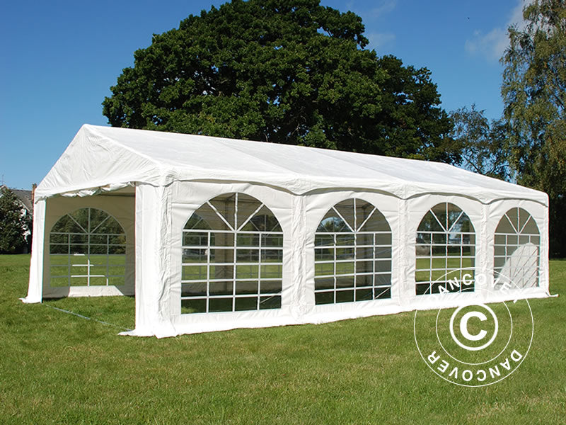 Tendone per feste Original 5x8m PVC 900, "Arched", Bianco