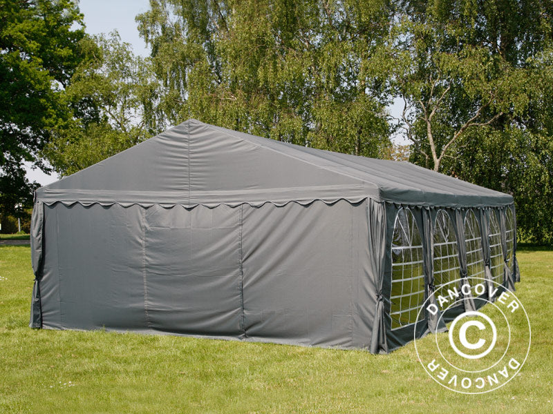 Partyzelt UNICO 6x12m, Dunkelgrau
