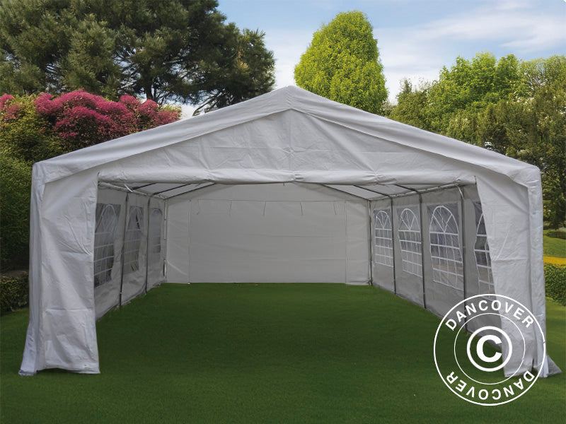 Tendone per feste Basic 5x8m PE 500, Bianco