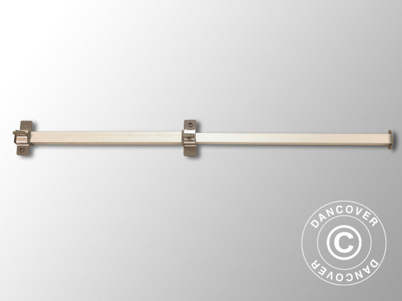 Barre de toit complète, 1,21m, Raccord Gris