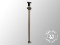 Pied médian complet 2,09/2,39m, Raccord Gris