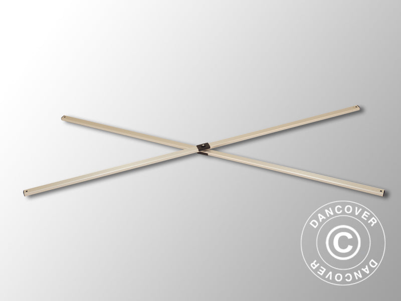 Palier de compas complet, 1,5m, Raccord Noir