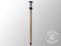 Komplette Mittelstange 2,10/2,39m, Schwarzes Verbindungsstück