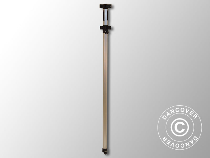 Komplette Mittelstange 2,10/2,39m, Schwarzes Verbindungsstück