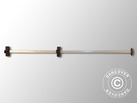 Barre de toit complète, 1,45m, Raccord Noir