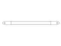 Diagonale Stütze, Ø25x1158mm