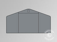 Parete terminale/porta per Capannone tenda PRO 7x7m e 7x14m PVC, Grigio