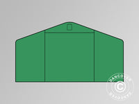 Parete terminale/porta per Capannone tenda PRO 8x12m PVC, Verde