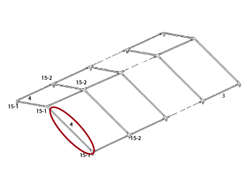 Dachrohr, Ø50mm, 2030mm