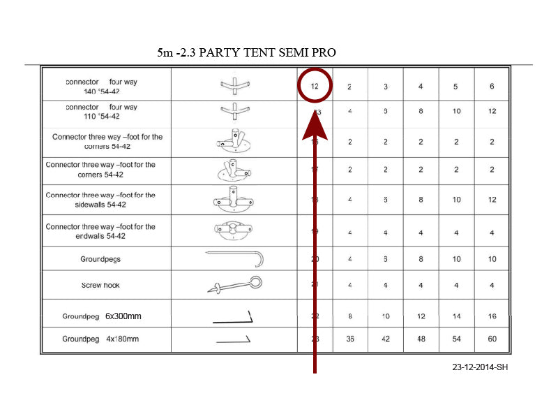 Aggancio a 4 vie, Ø42+Ø54mm, 140°