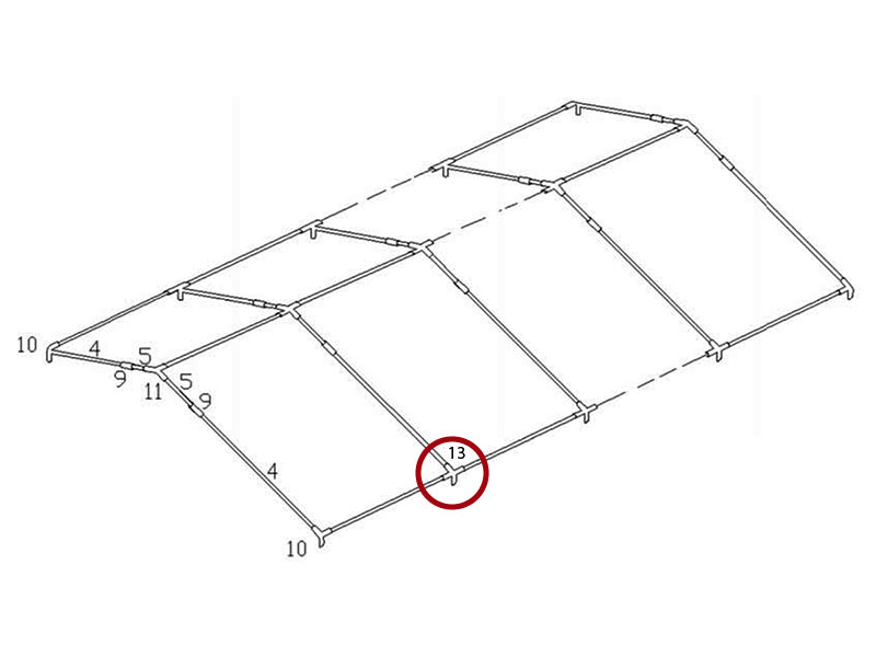 Aggancio a 4 vie, Ø42+Ø54mm, 110°
