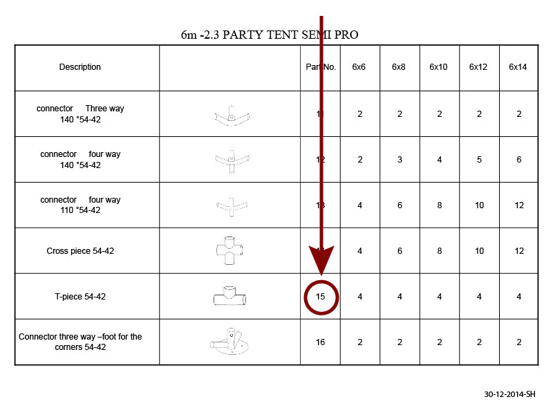 Aggancio a 3 vie, Ø42+Ø54mm