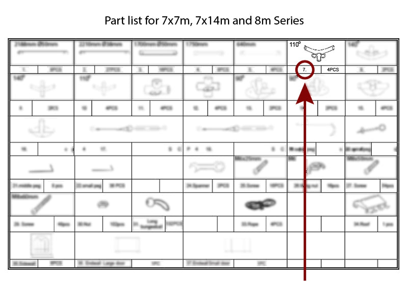 Aggancio a 3 vie, Ø42+Ø54mm, 110°