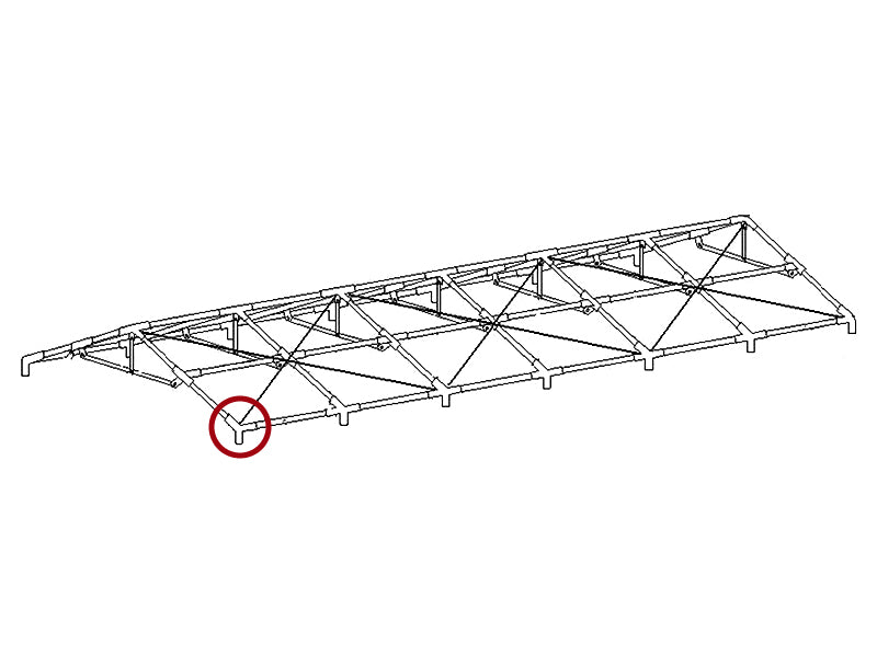 Aggancio a 3 vie, Ø42+Ø54mm, 110°