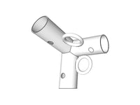 Aggancio a 3 vie, Ø42+Ø54mm, 110°