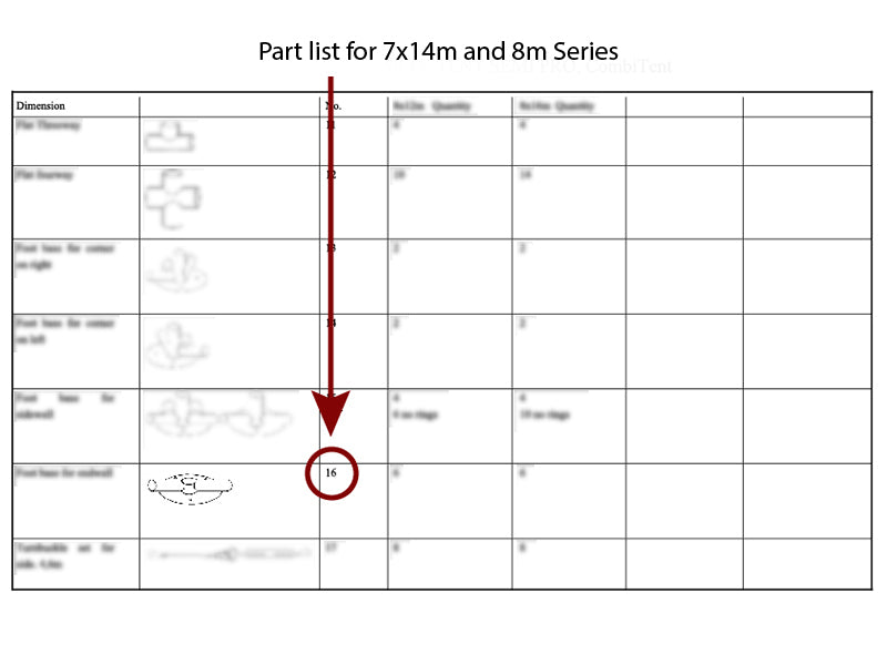 2-Wege-Verbindungsstück für Grundrahmen, Ø42mm