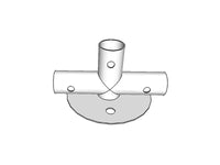 Aggancio a 3 vie per telaio di fondo, Ø42+Ø54mm