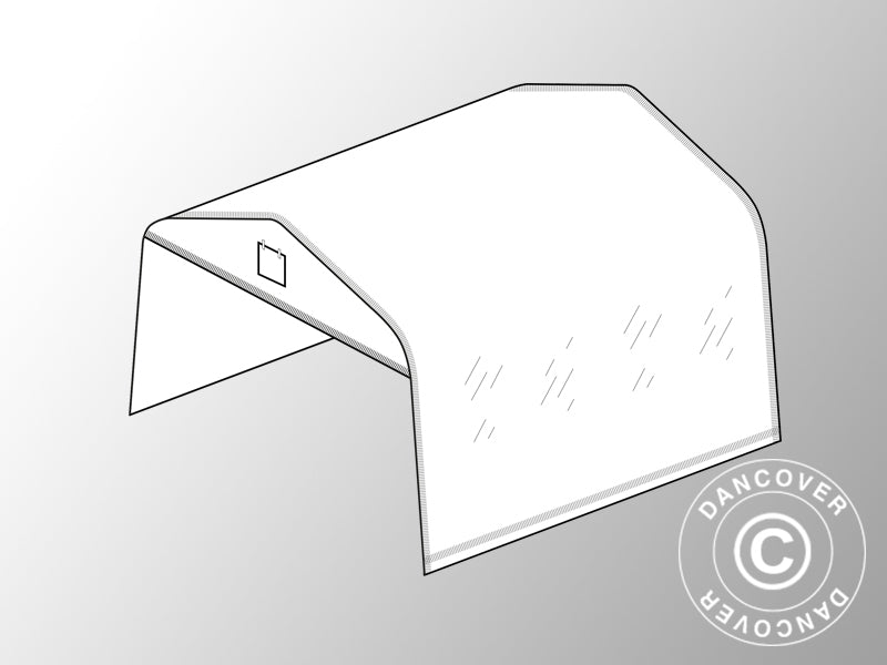 Copertura per Serra Tunnel 3,6x6m, 180 Micron, Trasparente