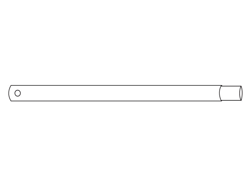 Stütze, Ø50x1640mm