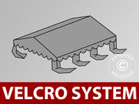 Dachplane für Partyzelt UNICO, PVC/Polyester, 3x6m, dunkelgrau