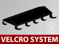 Copertura per il tetto del Tendone per Feste UNICO, PVC/Poliestere, 4x8m, Nero