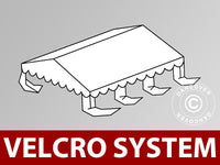 Toile de toit pour tente de réception UNICO, PVC/Polyester, 4x6m, blanc