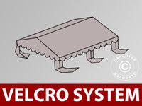 Dachplane für Partyzelt UNICO, PVC/Polyester, 4x4m, Sand