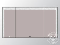 Giebelwand UNICO 5m mit schmaler Tür, Sand