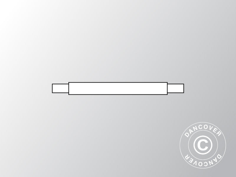 Tuyau horizontal, 1375 mm