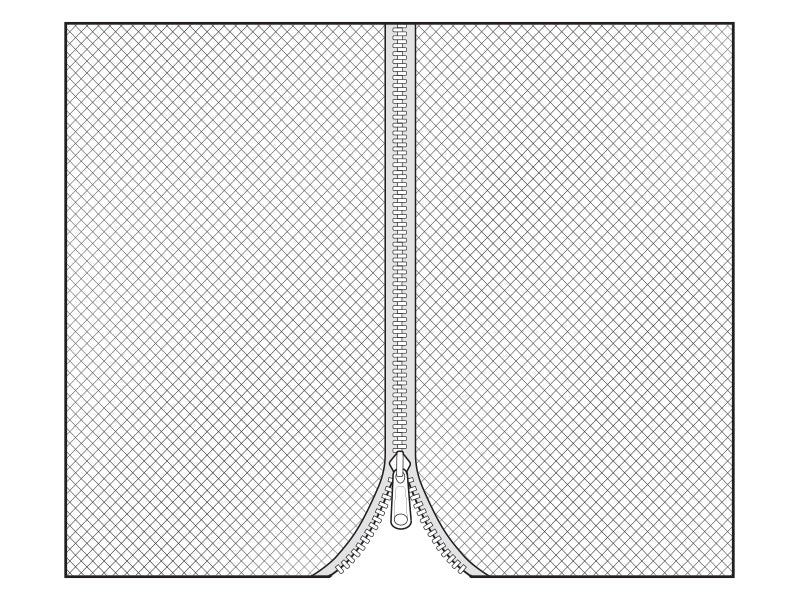 Rideaux en maille pour Tonnelle de jardin Osiris 4x6m, 4pcs, Noir