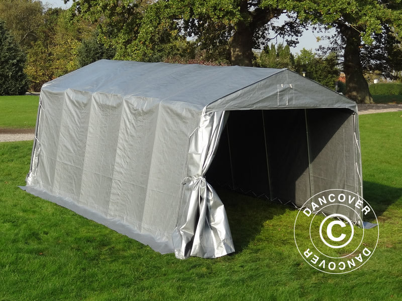 Tenda garage PRO 3,3x6x2,4m PE, Grigio