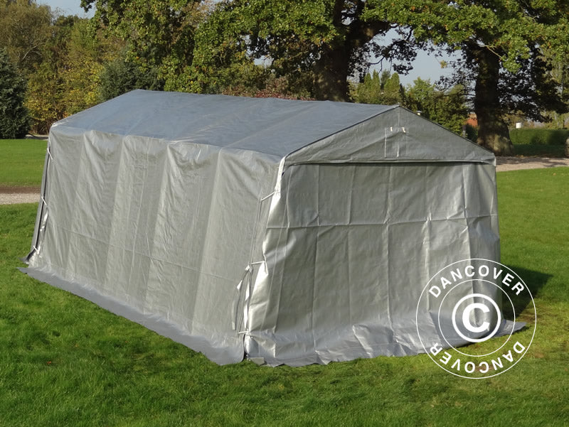 Tenda garage PRO 3,3x6x2,4m PE, Grigio