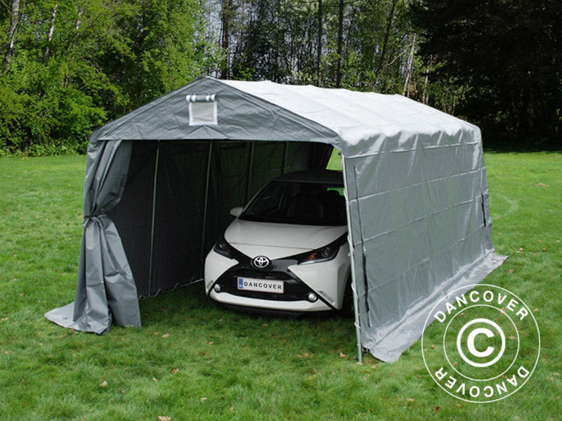 Tenda garage PRO 3,3x6x2,4m PVC, Grigio
