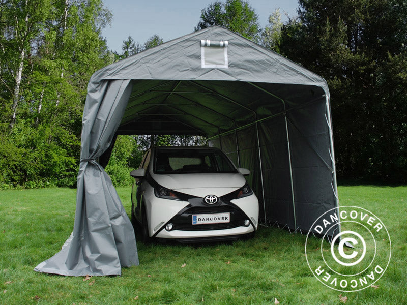 Tenda garage PRO 3,3x6x2,4m PVC, Grigio