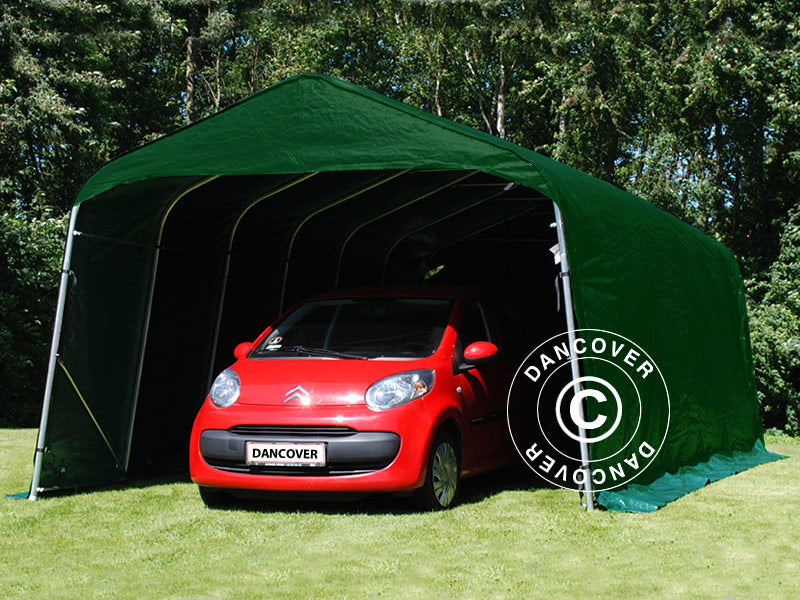 Tenda garage PRO 3,6x4,8x2,68m, PVC, Verde