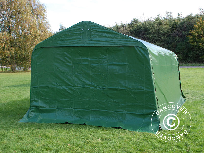 Tenda garage PRO 3,6x4,8x2,68m, PVC, Verde