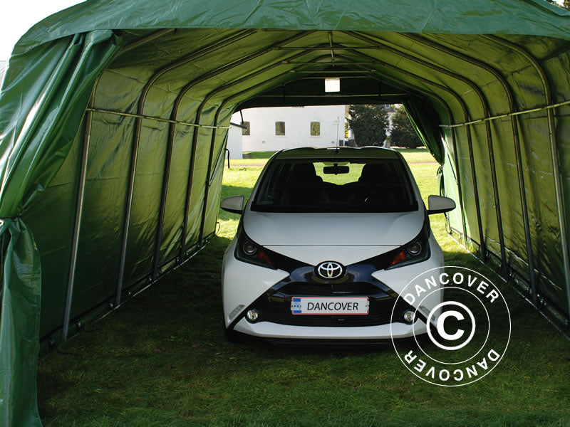 Tenda garage PRO 3,6x7,2x2,68m PVC, verde