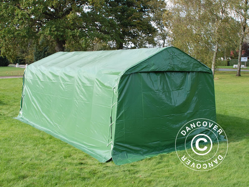 Tenda garage PRO 3,6x7,2x2,68m PVC, verde