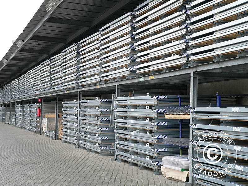 Container, Rigel, 2,1x2,1x2,1m mit Doppelflügeltür, Silber