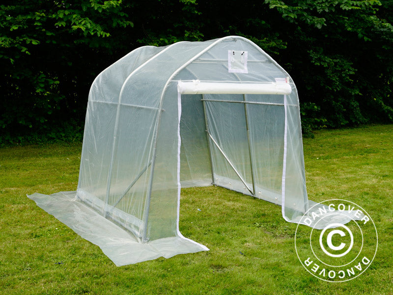 Serre tunnel, 2x2x2m, PE, 4m², Transparent