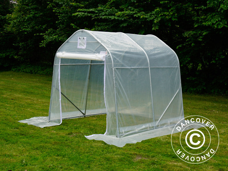 Serre tunnel, 2x2x2m, PE, 4m², Transparent