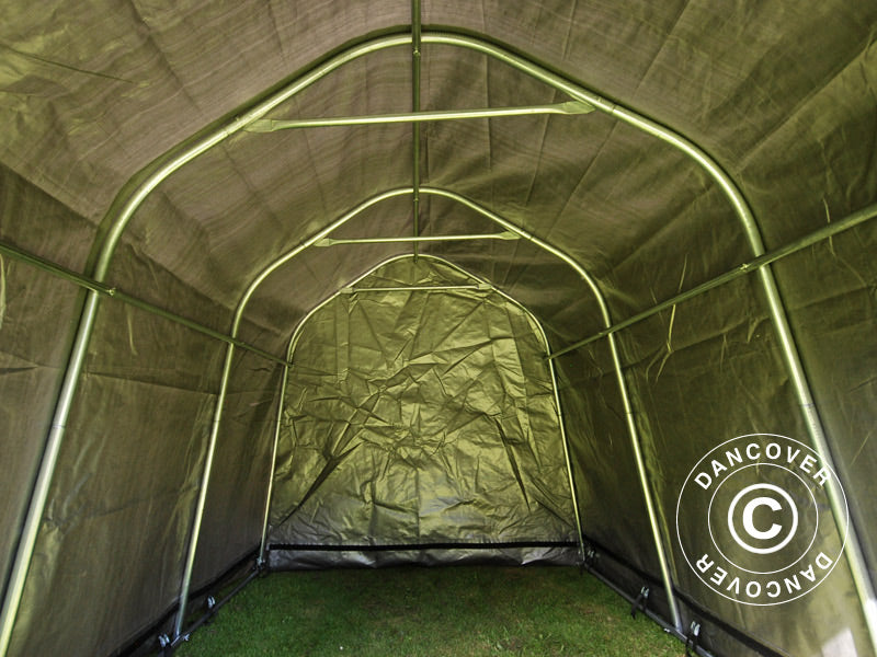 Tenda magazzino PRO 2x3x2m PE, Grigio