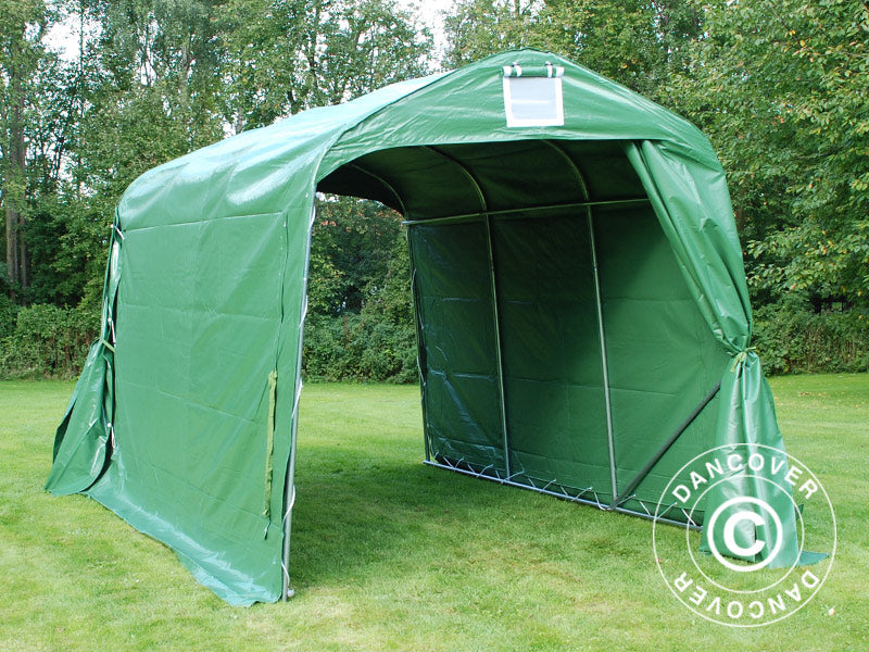 Lagerzelt PRO 2,4x3,6x2,34m PVC, Grün