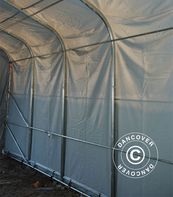 Lagerzelt PRO 6x6x3,7m PVC, Grün