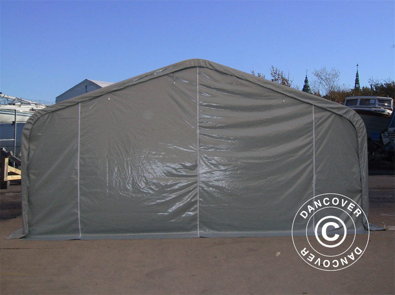 Capannone tenda PRO 6x6x3,7m PVC, Grigio